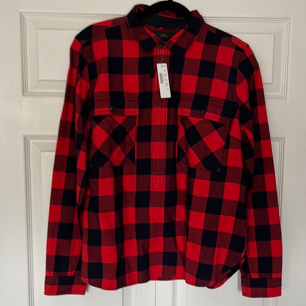 J Crew Flannel Shacket